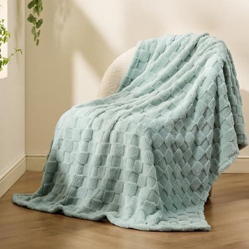 BEDSURE Kuscheldecke Flauschig - Weiche Warme für Zimmer Deko, Wohn- & Kuscheldecken, Hellbraun, 130 x 170 cm OEKO-TEX S