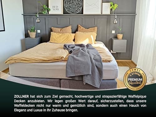 ZOLLNER Kuscheldecke in 150x200 cm - waschbar bis 60°C - Oeko Tex® zertifiziert OEKO-TEX STANDARD 100
ZOLLNER Kuscheldec