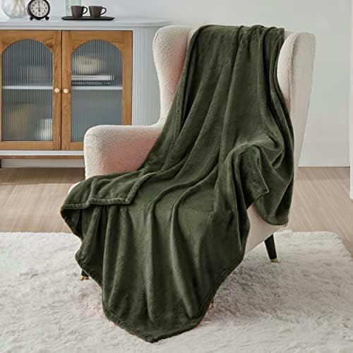BEDSURE Wohndecke Warm Grau - Weich, Fleecedecke für Frauen, Couch Überwurf 150x200cm