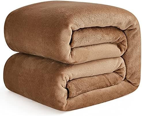 EHEYCIGA Flauschig weiche Kuscheldecke Grau 130x165 für Wohnzimmer und Sofa OEKO-TEX
| EHEYCIGA weiche warme Fleecedeck