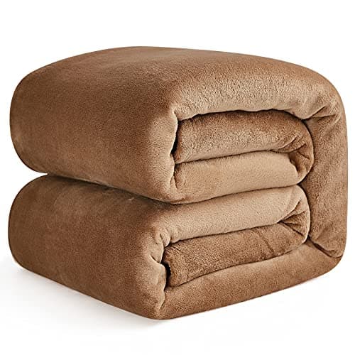 EHEYCIGA Flauschig weiche Kuscheldecke Grau 130x165 für Wohnzimmer und Sofa OEKO-TEX
| EHEYCIGA weiche warme Fleecedeck