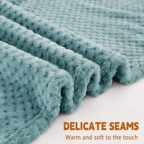 Kuscheldecke Super Soft Flanell für Home & Office Himmelblau