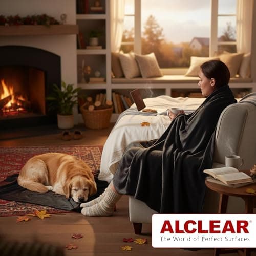 ALCLEAR Schokobraun Fleecedecken 130x160 cm, über 200 g/m2, SOFAGEDECKE DECKE Wohndecke Picknickdecke OEKO-TEX
