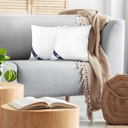 Utopia Bedding 2er Set Kissen 40x40 cm, Weiß - Deko und Ergonomie für Bett und Sofa (OEKO-TEX STANDARD 100)  
Utopia Bed