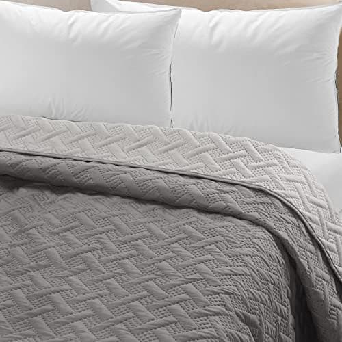 WOLTU Tagesdecke 220x240 cm Steppdecke, Ultraschall genäht, woholiberaler und hautfreundlich, für Sofa und Bett, Global