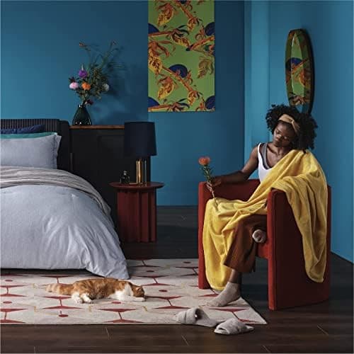 BEDSURE Wohndecke Warm Grau - Weich, Fleecedecke für Frauen, Couch Überwurf 150x200cm