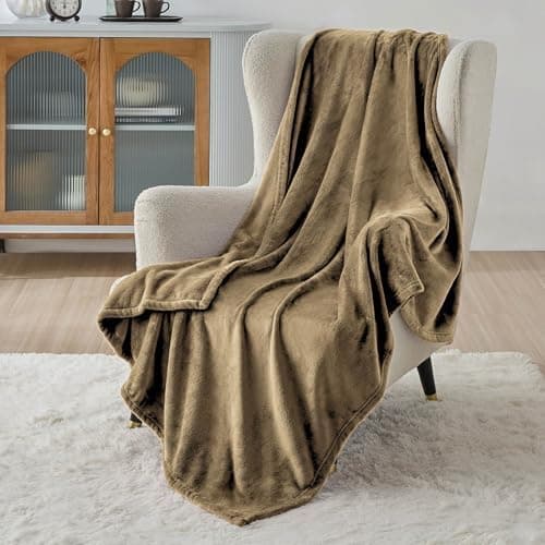 BEDSURE Wohndecke Warm Grau - Weich, Fleecedecke für Frauen, Couch Überwurf 150x200cm