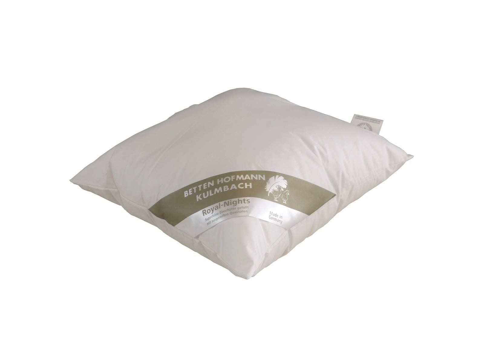 Hofmann Bella Star Kopfkissen 50x50 Federkissen für Schlafzimmer 20% Daunen 400 g straff gestopft
| Hofmann Bella Star