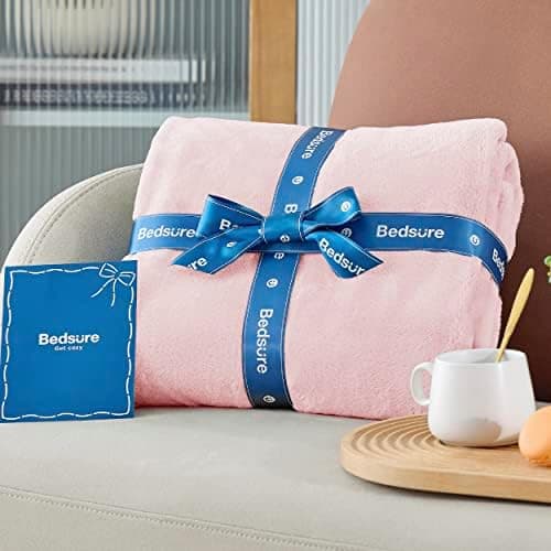 BEDSURE Wohndecke Warm Grau - Weich, Fleecedecke für Frauen, Couch Überwurf 150x200cm