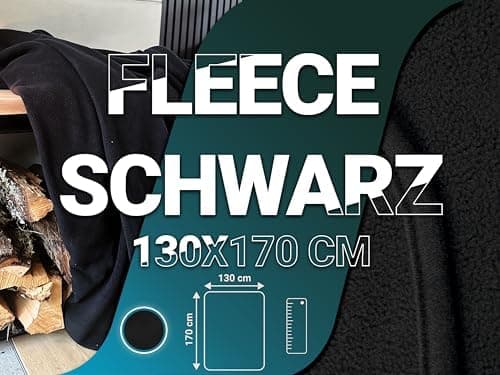 ZOLLNER Kuscheldecke in 130x170 cm - kuschelige und langlebige Fleecedecke - antistatisch und Oeko Tex® Zertifiziert