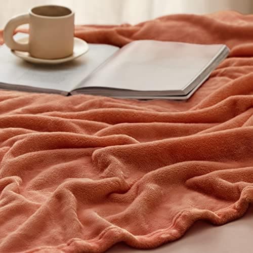 BEDSURE Wohndecke Warm Grau - Weich, Fleecedecke für Frauen, Couch Überwurf 150x200cm