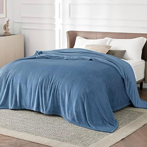 BEDSURE Wohndecke Warm Grau - Weich, Fleecedecke für Frauen, Couch Überwurf 150x200cm