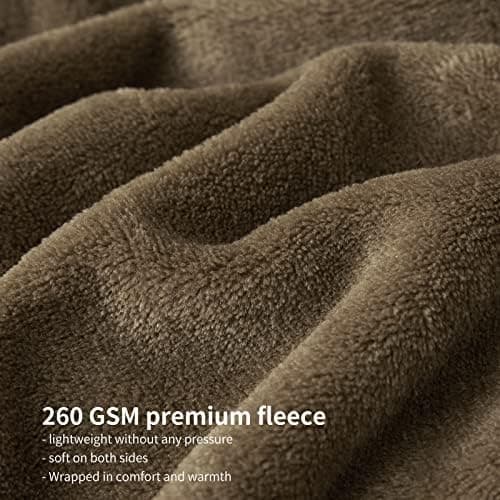 Aisbo Flauschig Warme Decke Rot für Winter - Kuschliges Wohnzimmer Blanket 130x150 cm OEKO-TEX