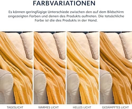 Dreamzie - Flauschig Fleecedecke 100% Polyester - Weicher Haptik - Lila - Kuscheldeko für Sofa und Bett - Großformat 130