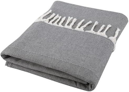 Mixibaby Tagesdecke Anthrazit 220x240 LuxTouch 100% Baumwolle