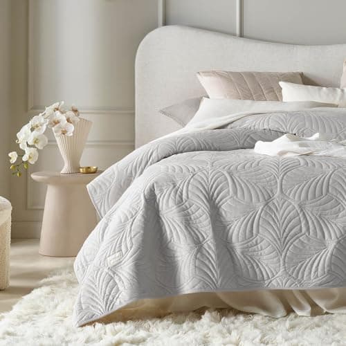 ROOM99 Elegante Tagesdecke Puderrosa, ideal für Bett und Sofa - Vielseitige Steppdecke 170 x 210 cm, OEKO-TEX STANDARDS