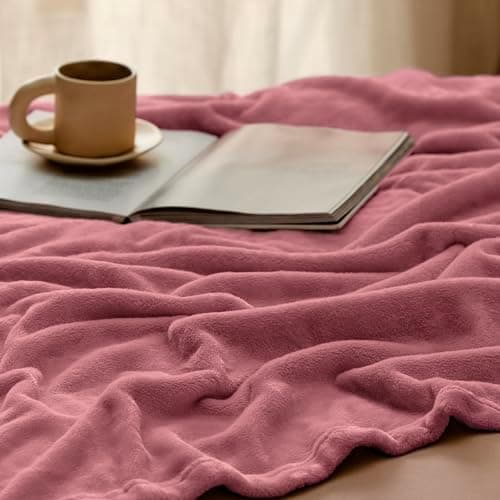 BEDSURE Wohndecke Warm Grau - Weich, Fleecedecke für Frauen, Couch Überwurf 150x200cm