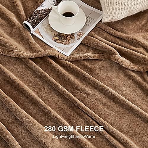 EHEYCIGA Flauschig weiche Kuscheldecke Grau 130x165 für Wohnzimmer und Sofa OEKO-TEX
| EHEYCIGA weiche warme Fleecedeck