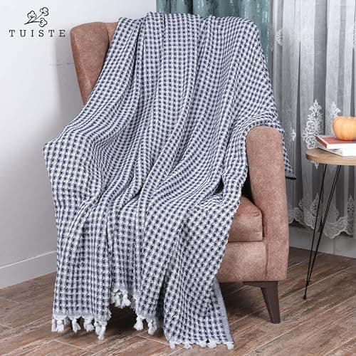Premium Tagesdecke Einzelbett 150x200 Grau für Sofa und Bett
