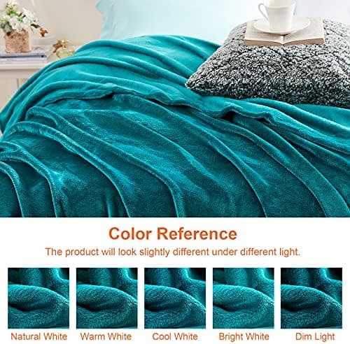 EHEYCIGA Flauschig weiche Kuscheldecke Grau 130x165 für Wohnzimmer und Sofa OEKO-TEX
| EHEYCIGA weiche warme Fleecedeck