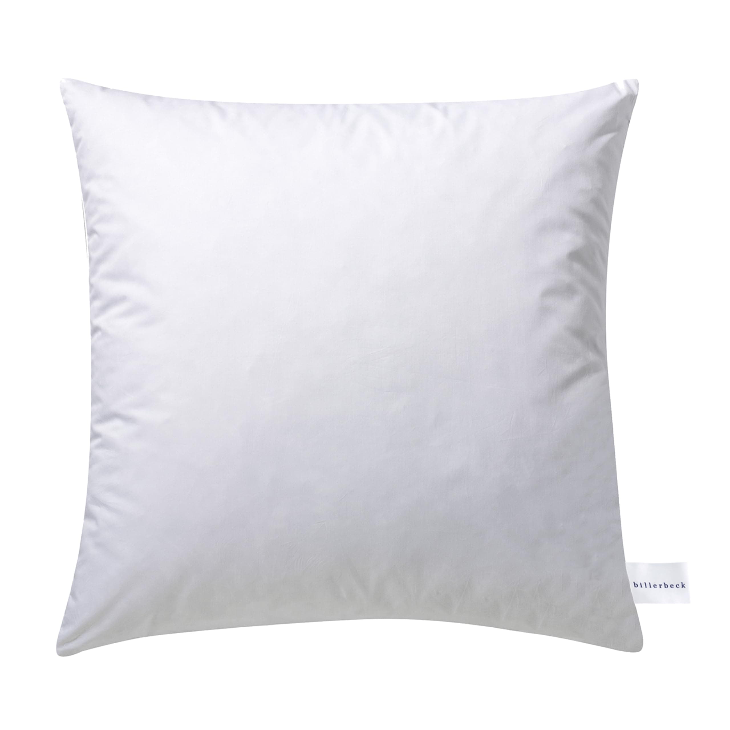 Billerbeck weiches Kuschelkissen D/F - perfekt fürs Wochenende - 40 x 40 cm - Daunen und Federn Mischung