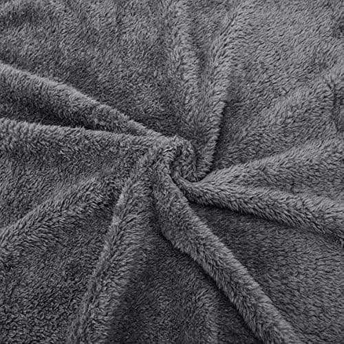 Nobleza Weiche Fleecedecke für Hund und Katze, Waschbar, Warm und Komfortabel - Grau 100x80cm  
Nobleza Waschbare Hunded
