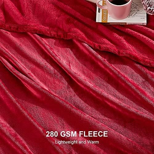 EHEYCIGA Flauschig weiche Kuscheldecke Grau 130x165 für Wohnzimmer und Sofa OEKO-TEX
| EHEYCIGA weiche warme Fleecedeck