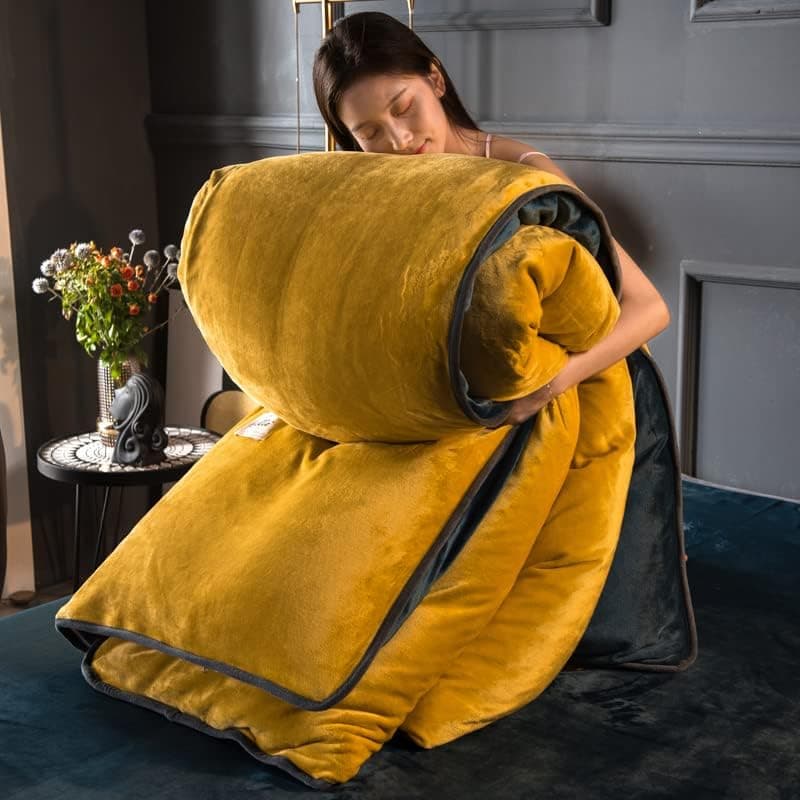 TGPOLI Warmes BettwäSche-Set 200x220, Flauschiger Ssstoff, Weicher Bettbezug und Kissenbezug, ideal für Winter, 200x230c