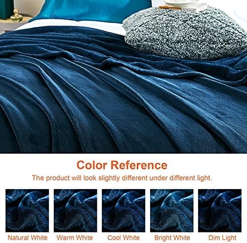 EHEYCIGA Flauschig weiche Kuscheldecke Grau 130x165 für Wohnzimmer und Sofa OEKO-TEX
| EHEYCIGA weiche warme Fleecedeck