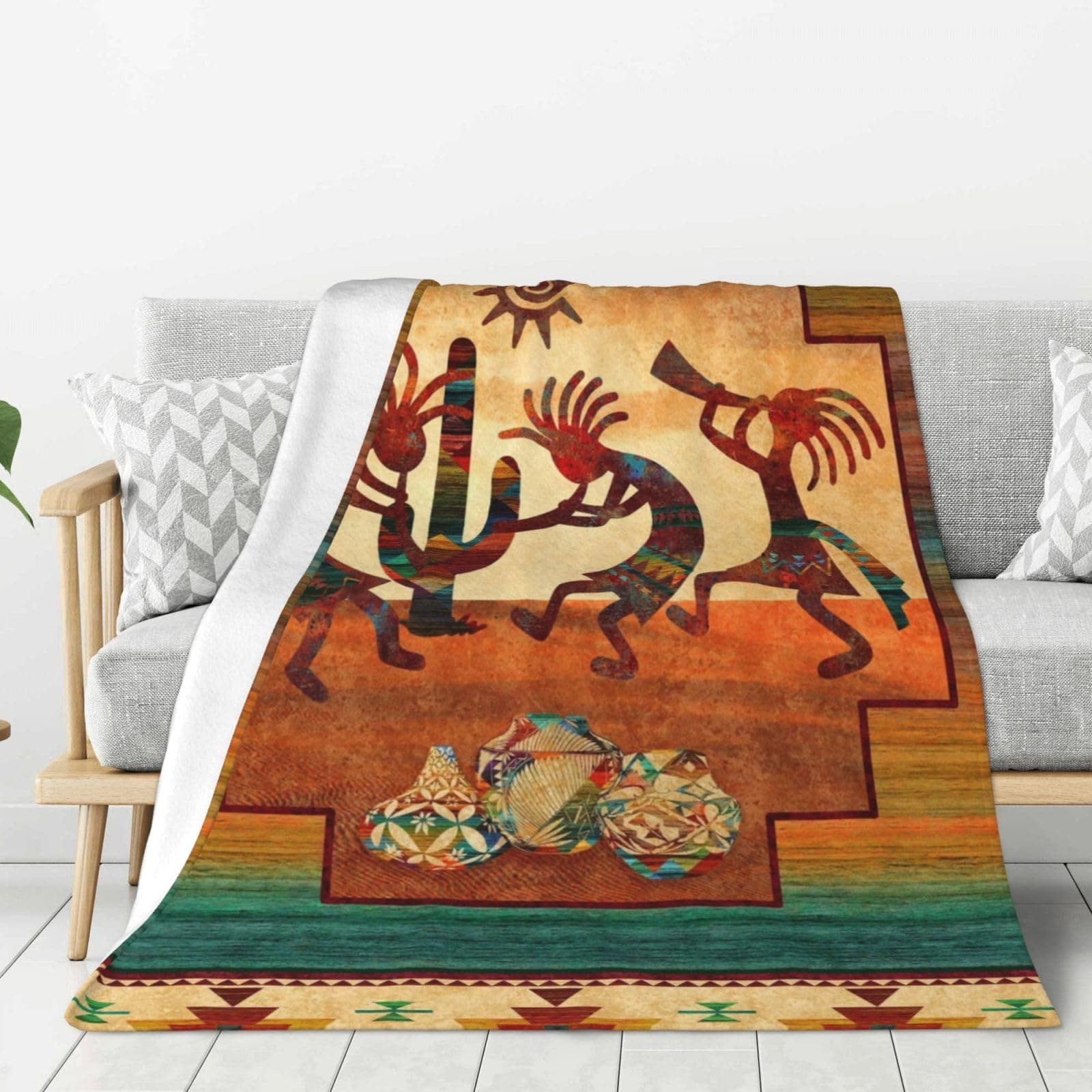 Southwest Fleecedecke für Bett, ultraweich und Anti-Pilling-Flanell, für alle Jahreszeiten und.rcParams:
imens: Sofa Fl