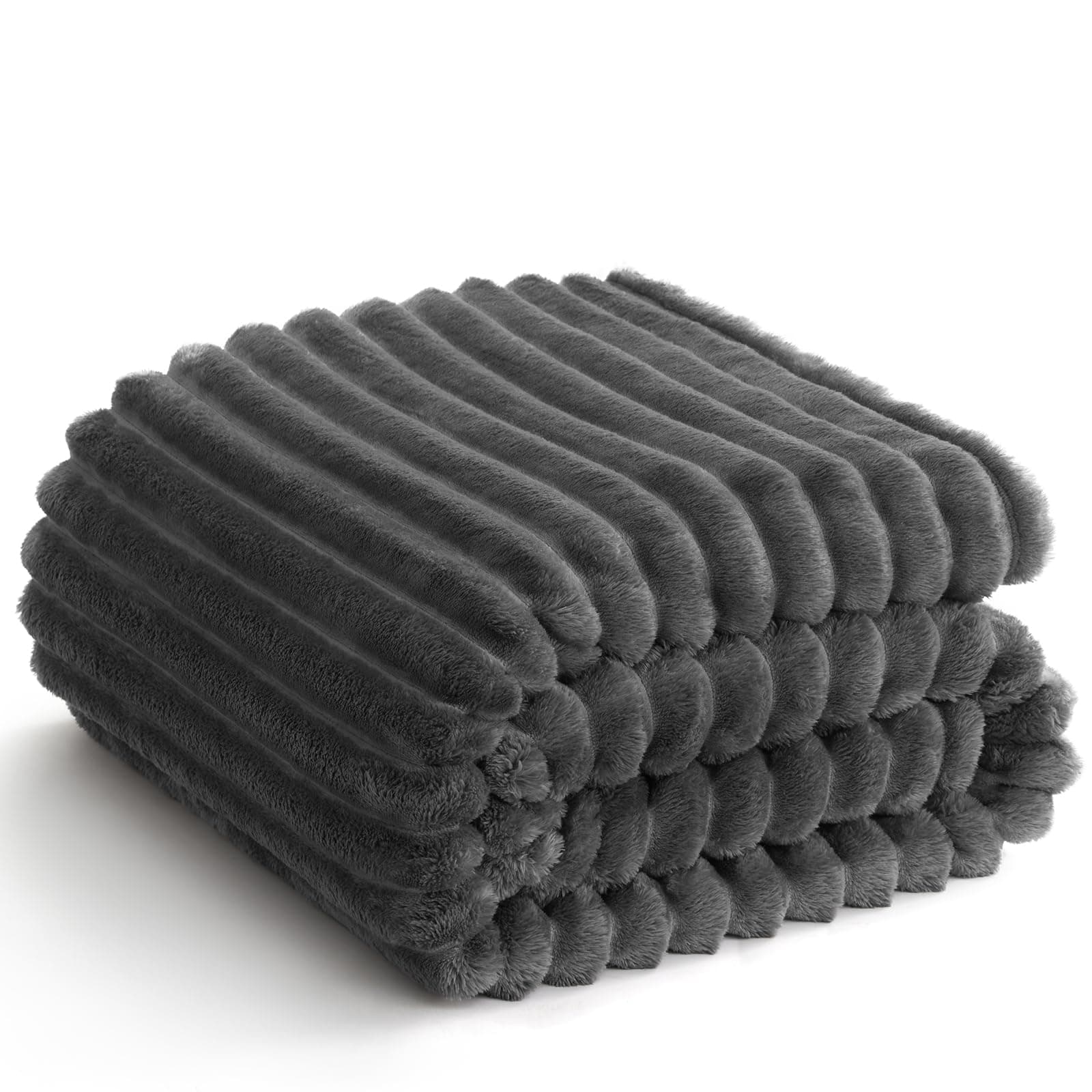 WAVVE Kuscheldecke Flauschig für Zimmer Deko, Sofadecke weicher Fleecedeckenausschnitt, Wohnraum Accessoire 130x150cm Gr