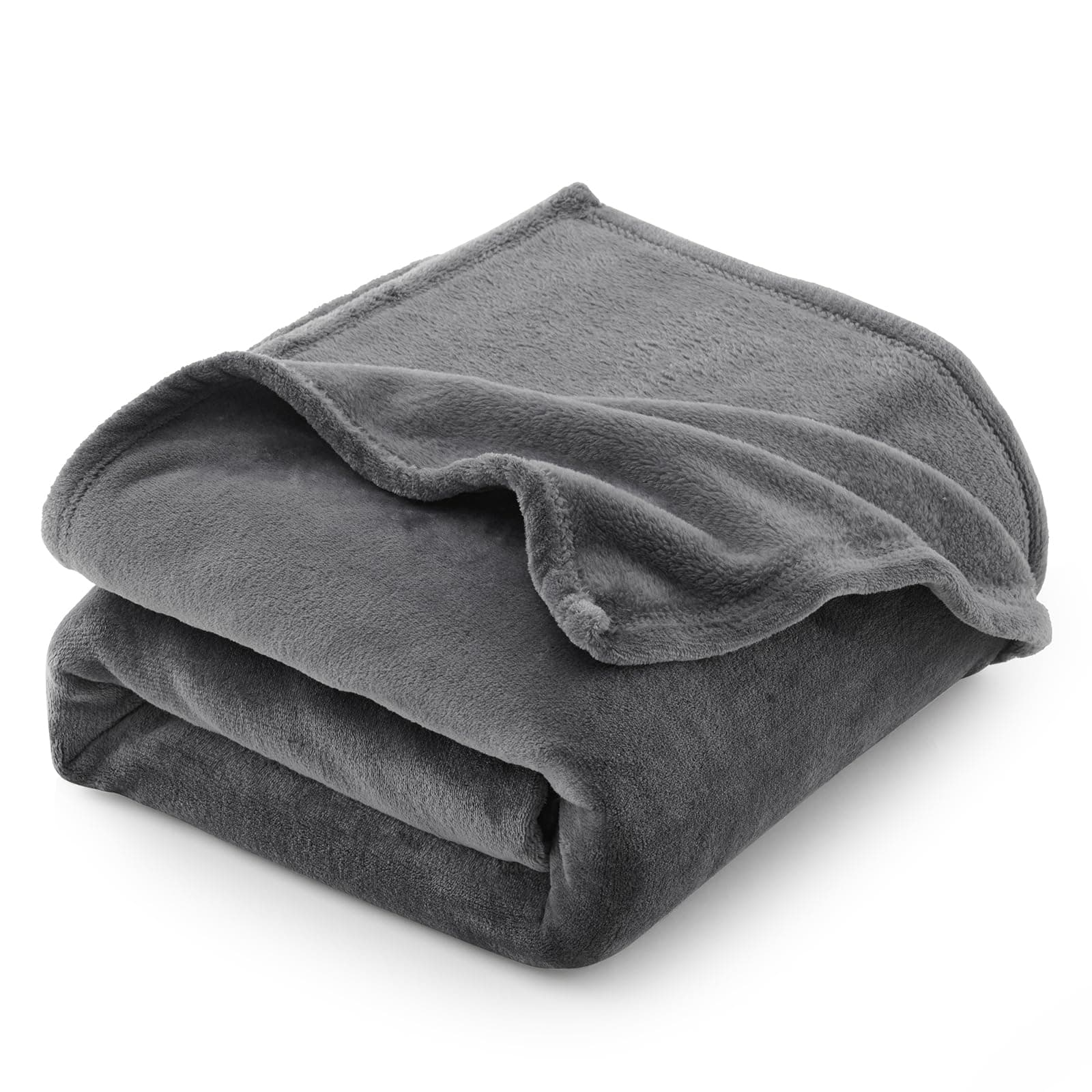 CozyLux Kuscheldecke Flauschig für 4 Jahreszeiten - Weich/Warm/Leicht - Sofa/Bett/Couch 150x200cm Grau