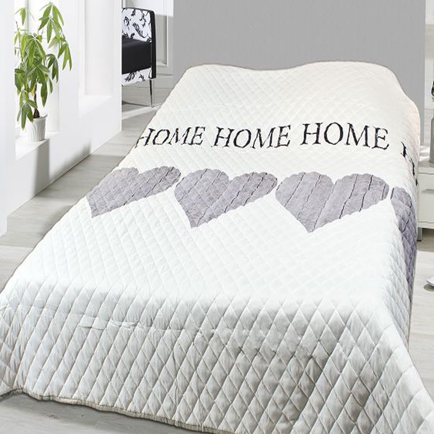 Home Edition Gesteppte Tagesdecke für Familien im Sommerhaus 240 x 220 cm  
Home Edition Gesteppte Tagesdecke für Erwach