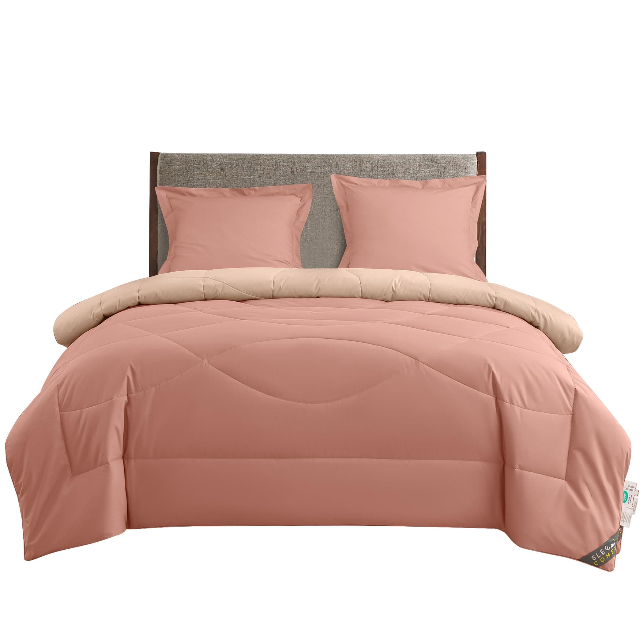 Oeko-TEX Zertifiziert_sleep komfortabel 4-jahreszeiten Bettdecke 135x200 Washbar Baumwolle & Mikrofaser Atmungsaktiv + K