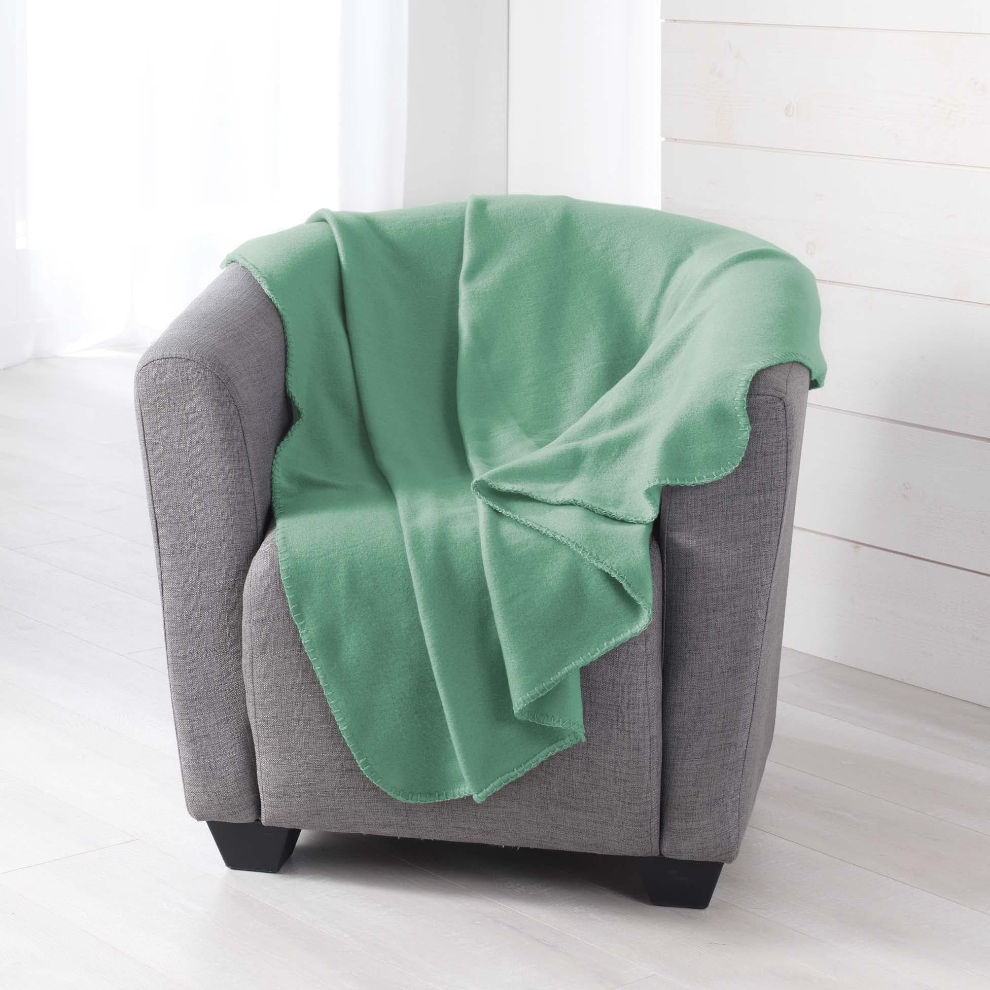 Douceur d'Intérieur Salbei Fleecedecke für alle Altersgruppen im HausenitycComfort Salbei Fleece Comfortdecke 125x150 cm